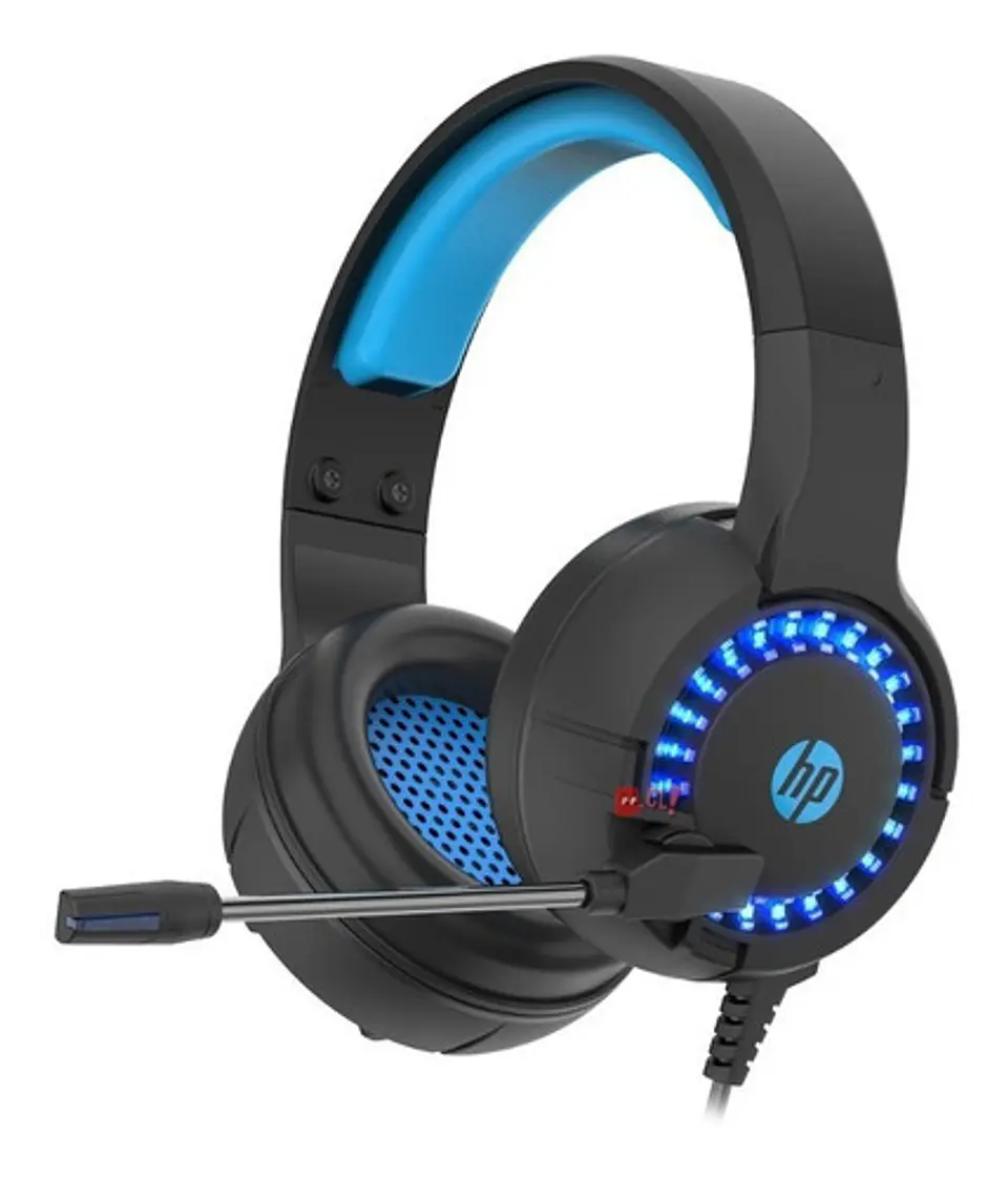 Audífonos Gamer Hp Iluminación Azul - Ps 1