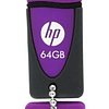 Pendrive Hp 64gb Diseño Lila Llavero - Ps 3