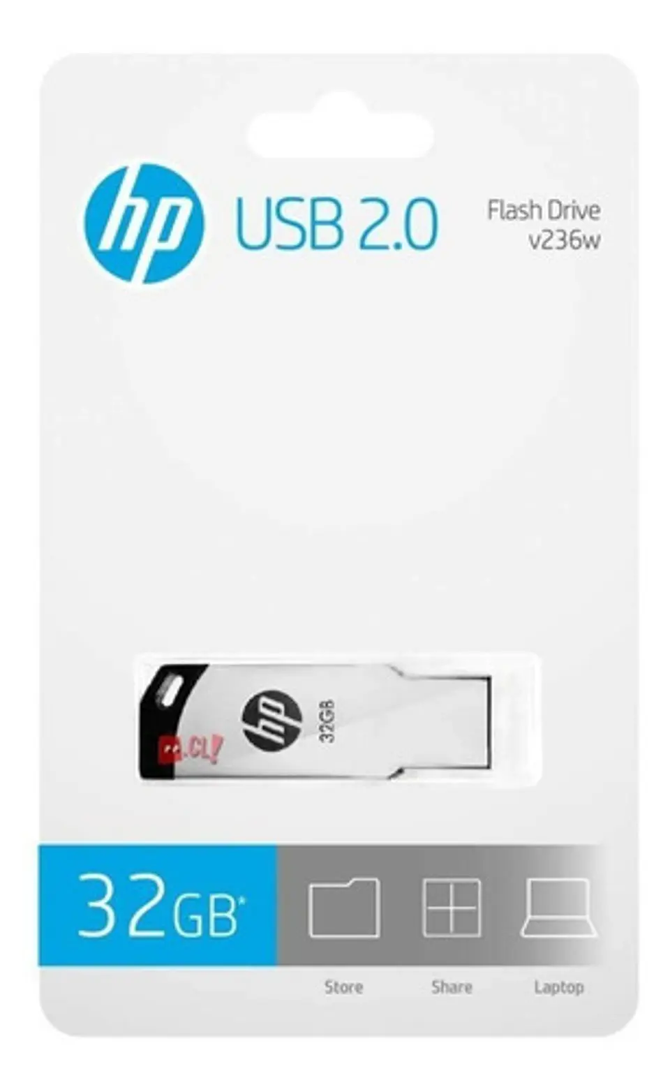 Pendrive Hp V236w 32gb 2.0 Plateado - Ps 1