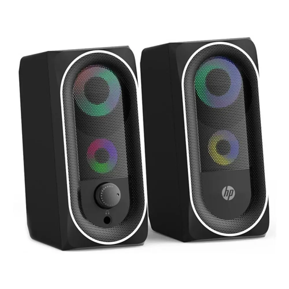 Parlante Hp Gamer Pc Luces Led Táctil 6w - Ps 3