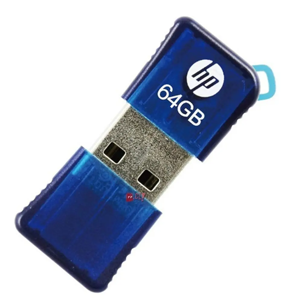Pendrive Hp V165w 64gb 2.0 Azul - Ps 2