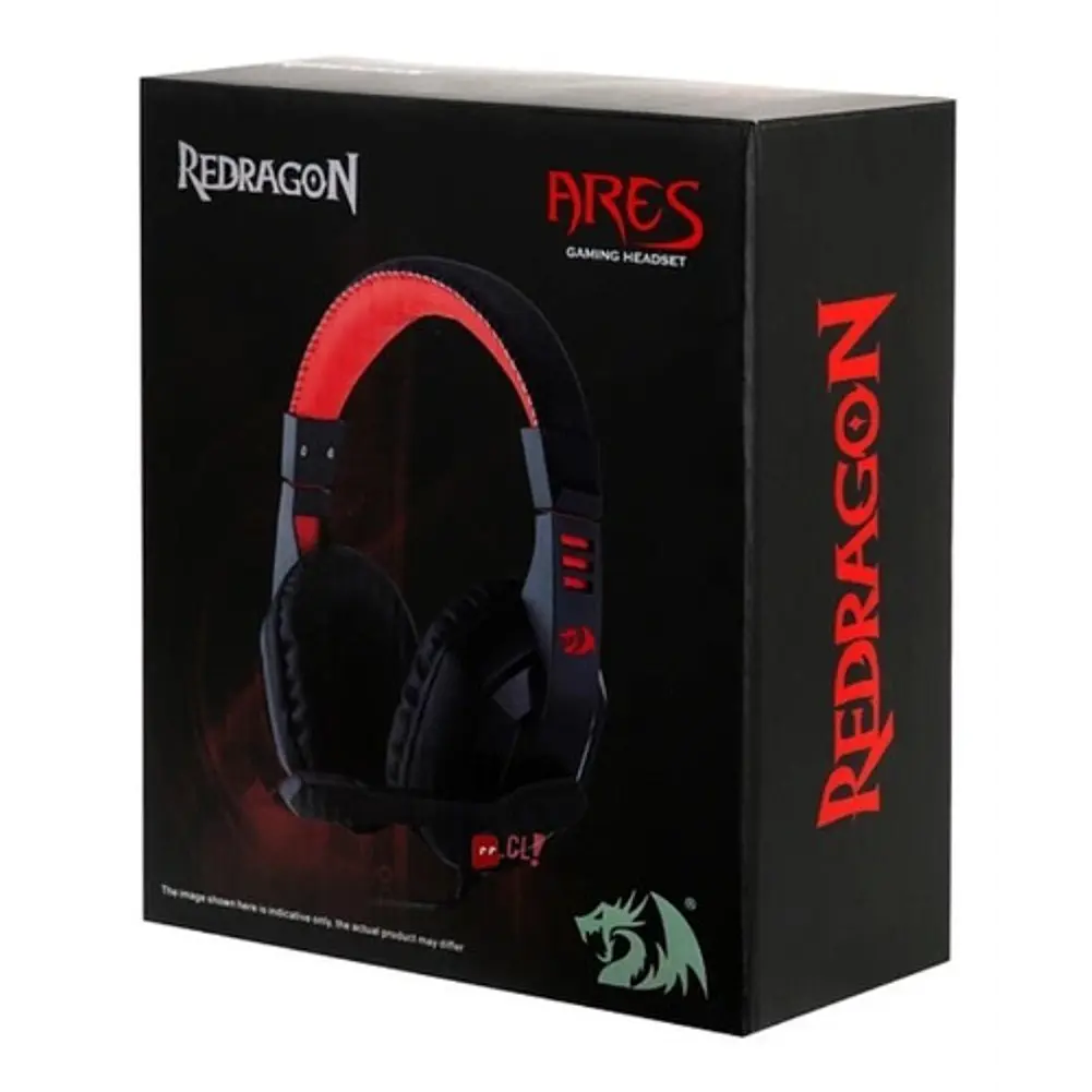 Audífonos Gamer Redragon Ares H120 Negro Y Rojo - Ps 4