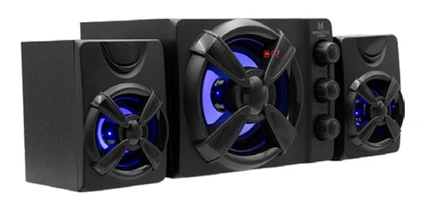 Subwoofer Monster Games Pc Blowout 2.1 Rgb 10w - Ps