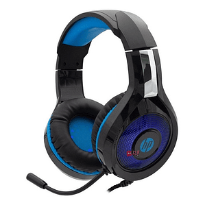 Audífonos Gamer Hp On Ear Dhe-8010 Led Azul - Ps