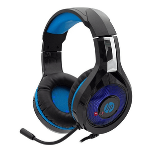 Audífonos Gamer Hp On Ear Dhe-8010 Led Azul - Ps