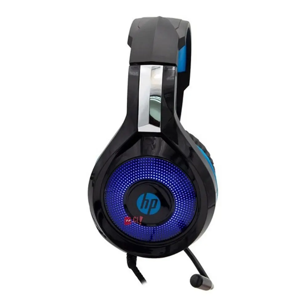 Audífonos Gamer Hp On Ear Dhe-8010 Led Azul - Ps 2