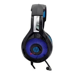 Audífonos Gamer Hp On Ear Dhe-8010 Led Azul - Ps