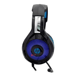 Audífonos Gamer Hp On Ear Dhe-8010 Led Azul - Ps