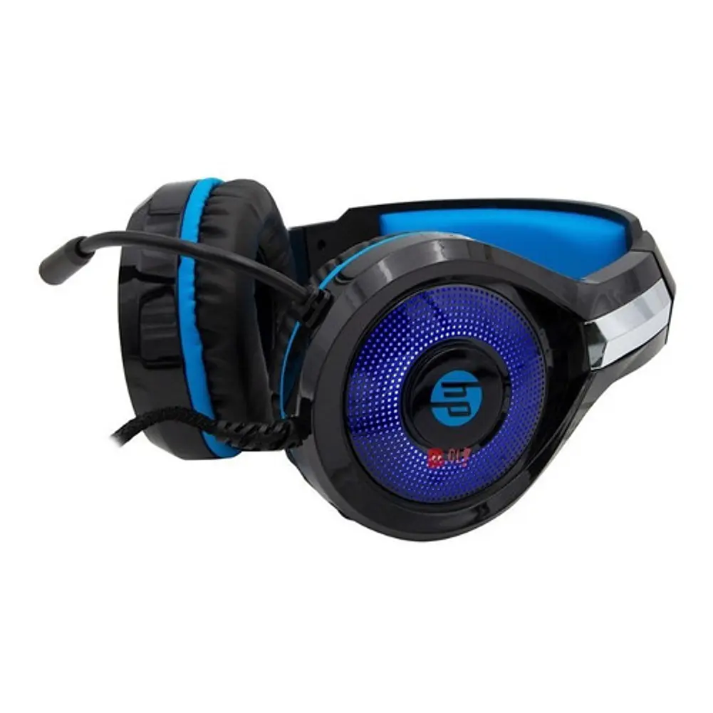 Audífonos Gamer Hp On Ear Dhe-8010 Led Azul - Ps 3