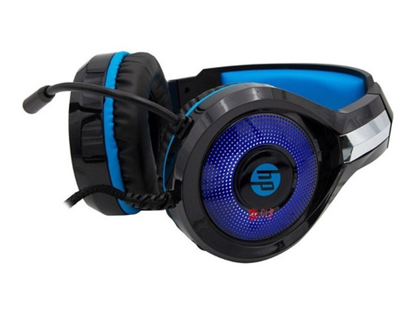 Audífonos Gamer Hp On Ear Dhe-8010 Led Azul - Ps 3