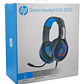 Audífonos Gamer Hp On Ear Dhe-8010 Led Azul - Ps - Miniatura 4