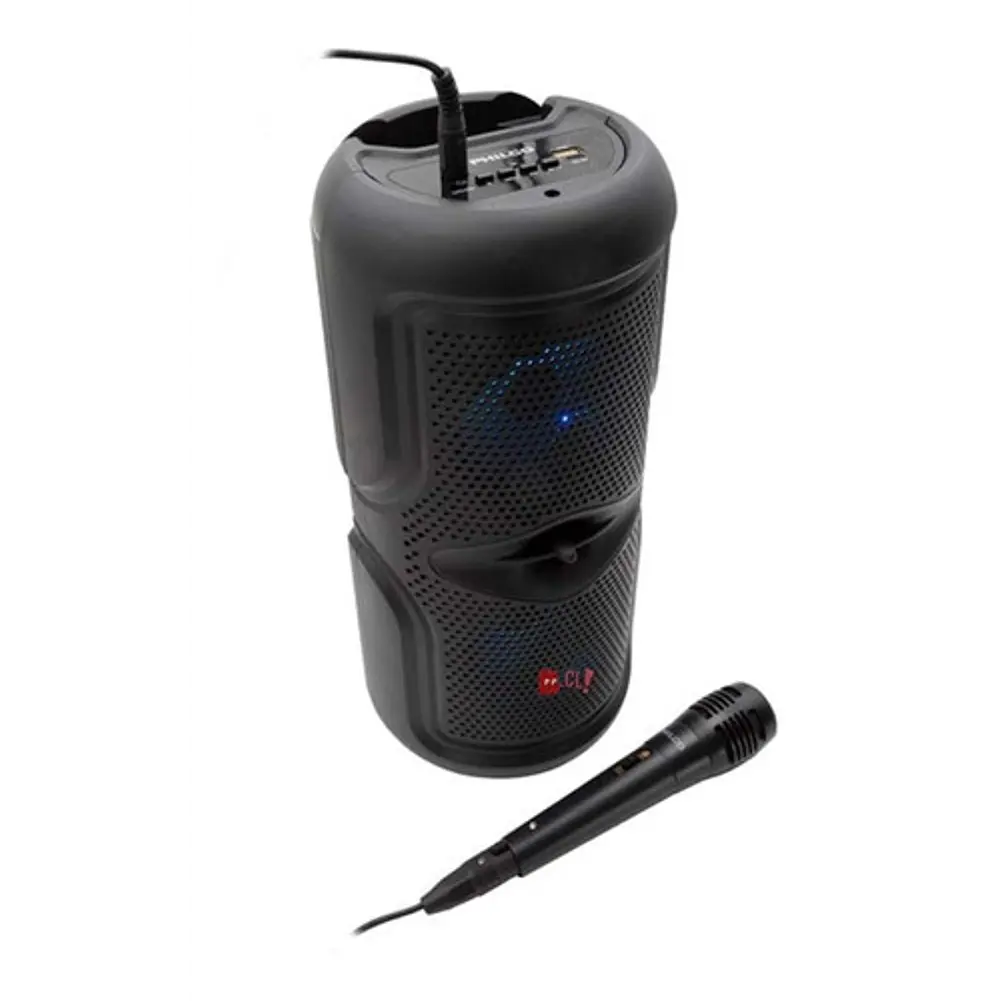 Parlante Karaoke Bluetooth Philco Con Micrófono 764bk - Ps 2