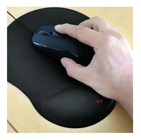 Mouse Pad Con Almohadilla De Gel Negro - Ps