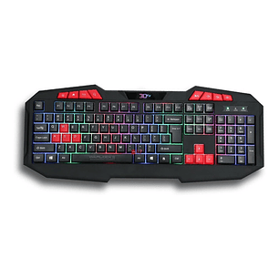 Teclado Gamer Pc Usb Iluminación Rgb Warlock 2 - Ps