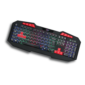 Teclado Gamer Pc Usb Iluminación Rgb Warlock 2 - Ps