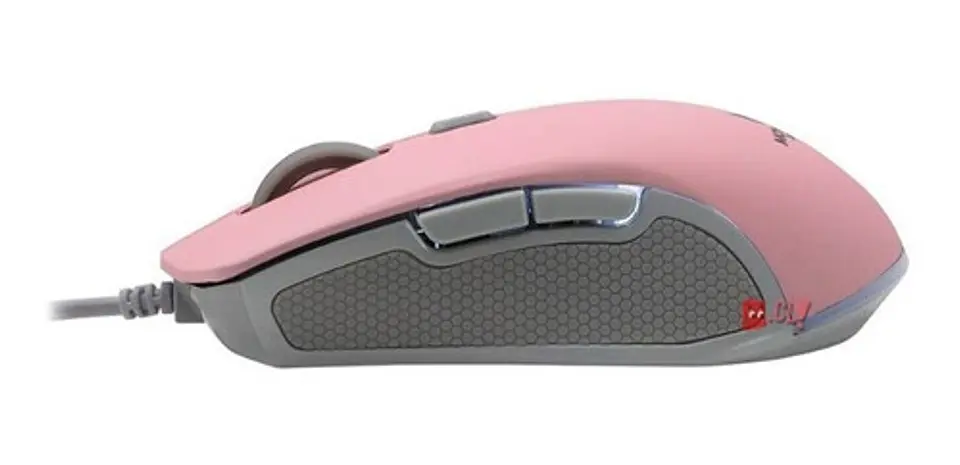 Mouse Gamer Monster Girl Playful Rosado 6400dpi Rgb - Ps 3