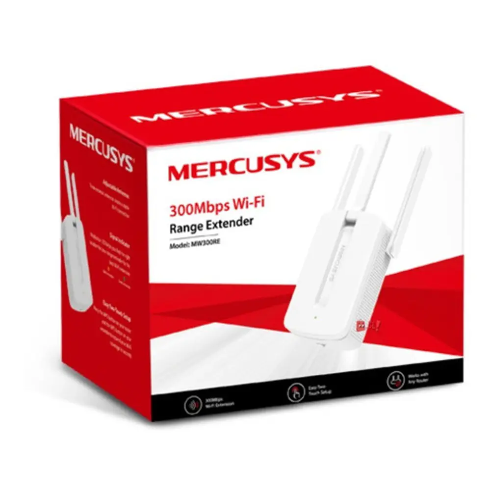 Repetidor Amplificador Wifi 3 Antenas 300mbps Mercusys - Ps 3