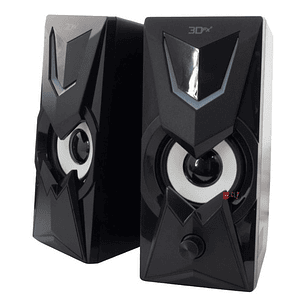 Parlante Pc Gamer Gwydyon Real Gamer Sound 10w - Ps