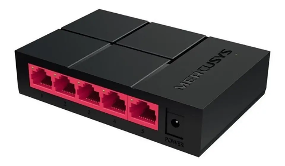 Switch De Escritorio De 5 Puertos 10/100/1.000 Mbps - Ps 1