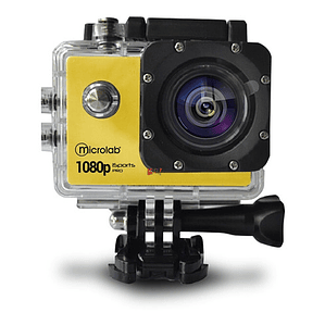 Cámara Deportiva A7 Yellow Full Hd Sumergible 30mts - Ps