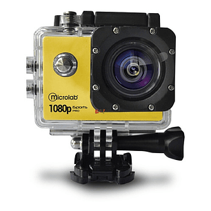 Cámara Deportiva A7 Yellow Full Hd Sumergible 30mts - Ps