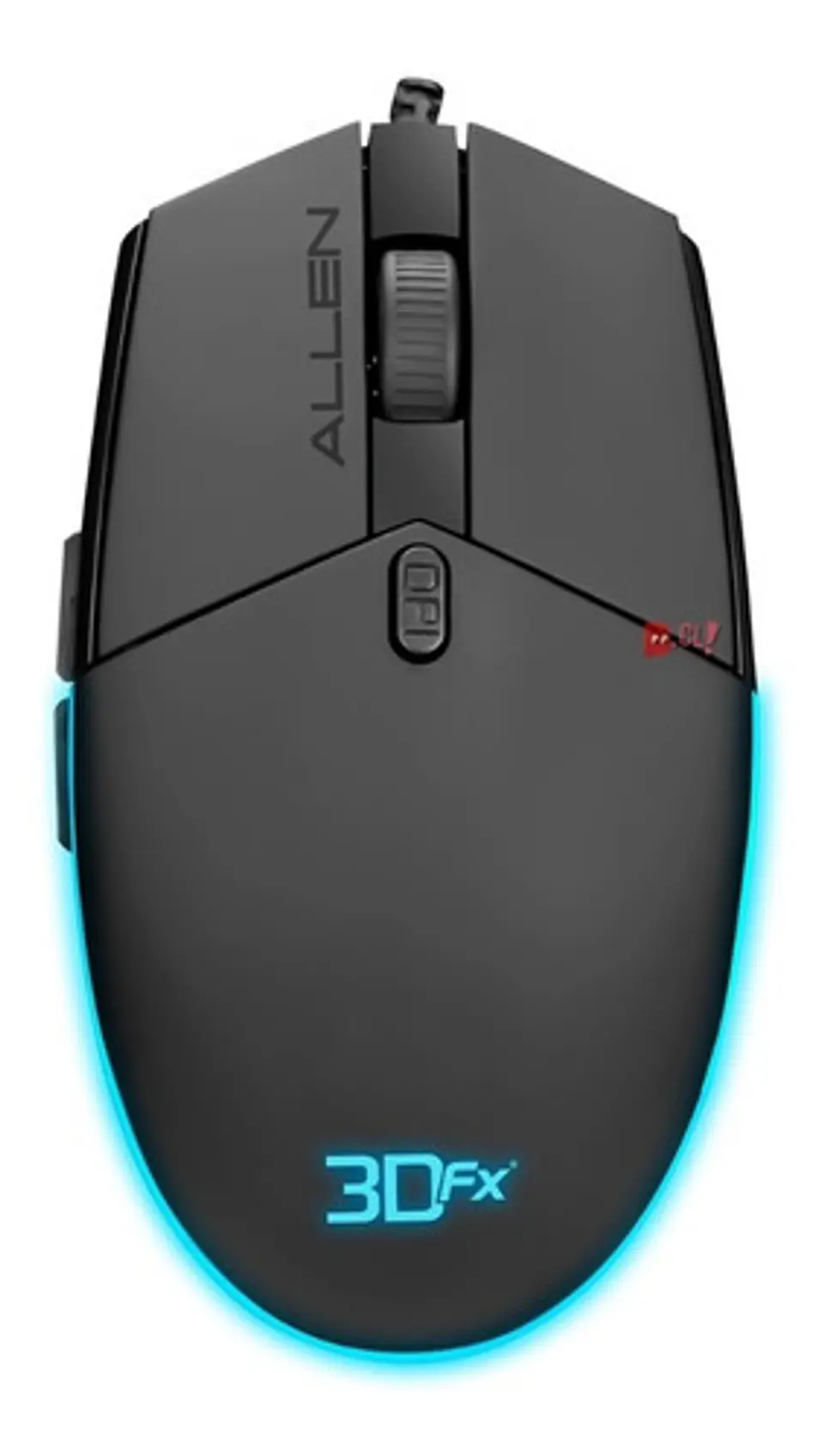 Mouse Gamer 3200dpi Iluminación Rgb Allen Mouse - Ps 1