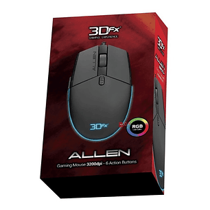 Mouse Gamer 3200dpi Iluminación Rgb Allen Mouse - Ps