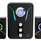 Subwoofer 2.1 Pc Gamer Monster Firing 10w Iluminación - Ps - Miniatura 1