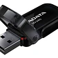 Pendrive 16gb Capucha Abatible Negro Adata - Ps - Miniatura 2