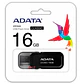 Pendrive 16gb Capucha Abatible Negro Adata - Ps - Miniatura 3