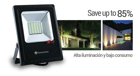 Foco Reflector Led 20w Blanco Frio Exterior - Ps