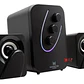 Subwoofer Gamer Rgb Monster Quake 2.1 10w - Ps - Miniatura 1