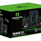 Subwoofer Gamer Rgb Monster Quake 2.1 10w - Ps - Miniatura 2