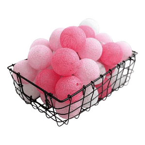 Guirnalda 20 Led Pelotas Decorativas 3mts A Pila - Ps