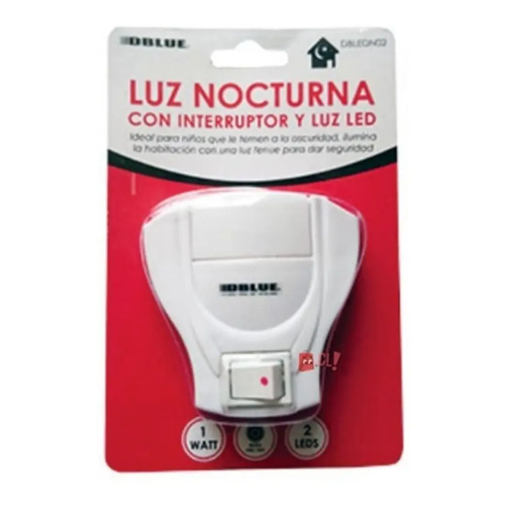 Luz Led Espanta Cuco Con Interruptor De 1w Con 2 Led - Ps 2