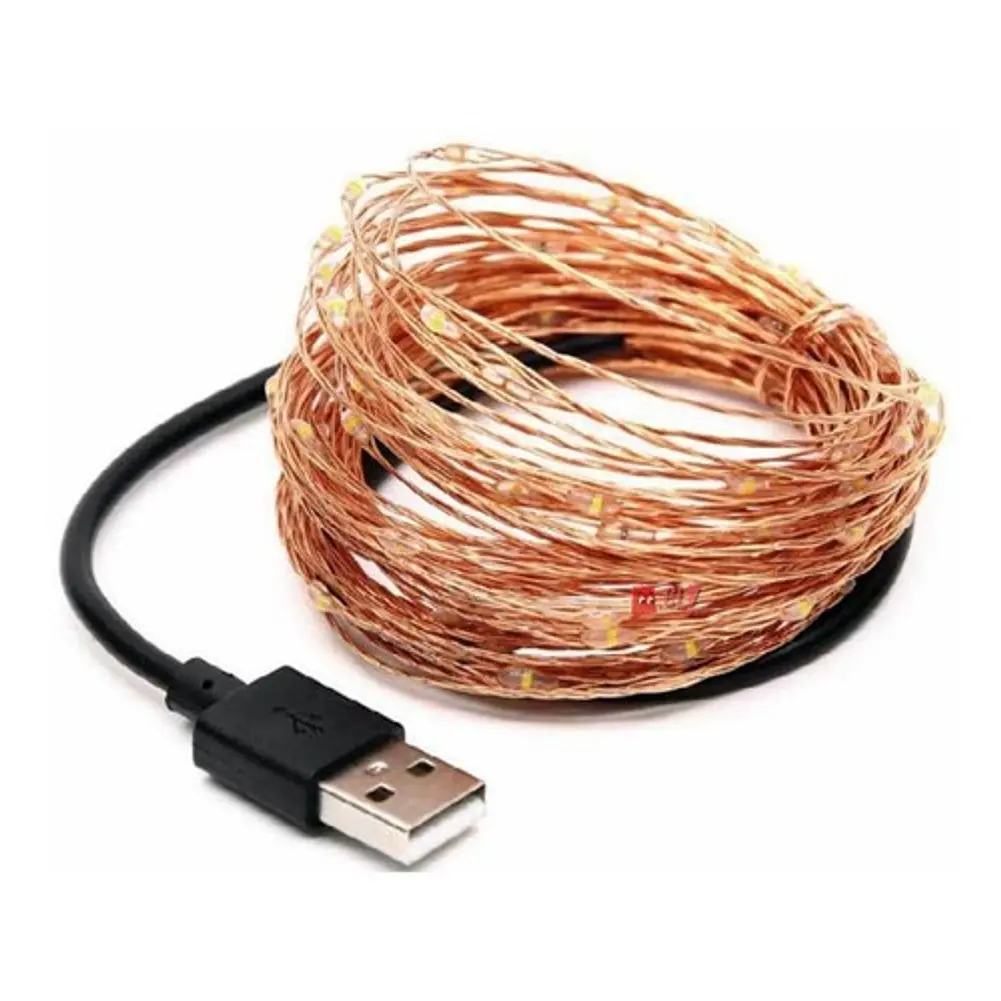 Guirnalda Led Decorativa 20mts Conexión Usb - Ps 1