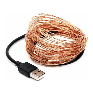 Guirnalda Led Decorativa 20mts Conexión Usb - Ps