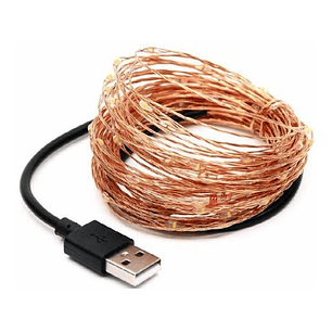Guirnalda Led Decorativa 20mts Conexión Usb - Ps