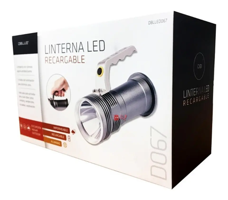 Linterna Led De Aluminio Resistente Al Agua 400 Lúmenes - Ps 4
