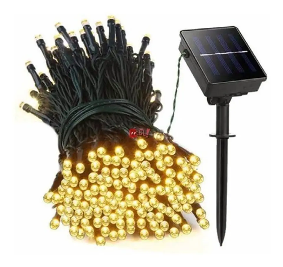 Guirnalda Solar 200 Led Resistente Al Agua - Ps 1
