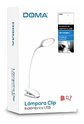 Lámpara De Escritorio Clip Flexible Conexión Usb - Ps - Miniatura 2