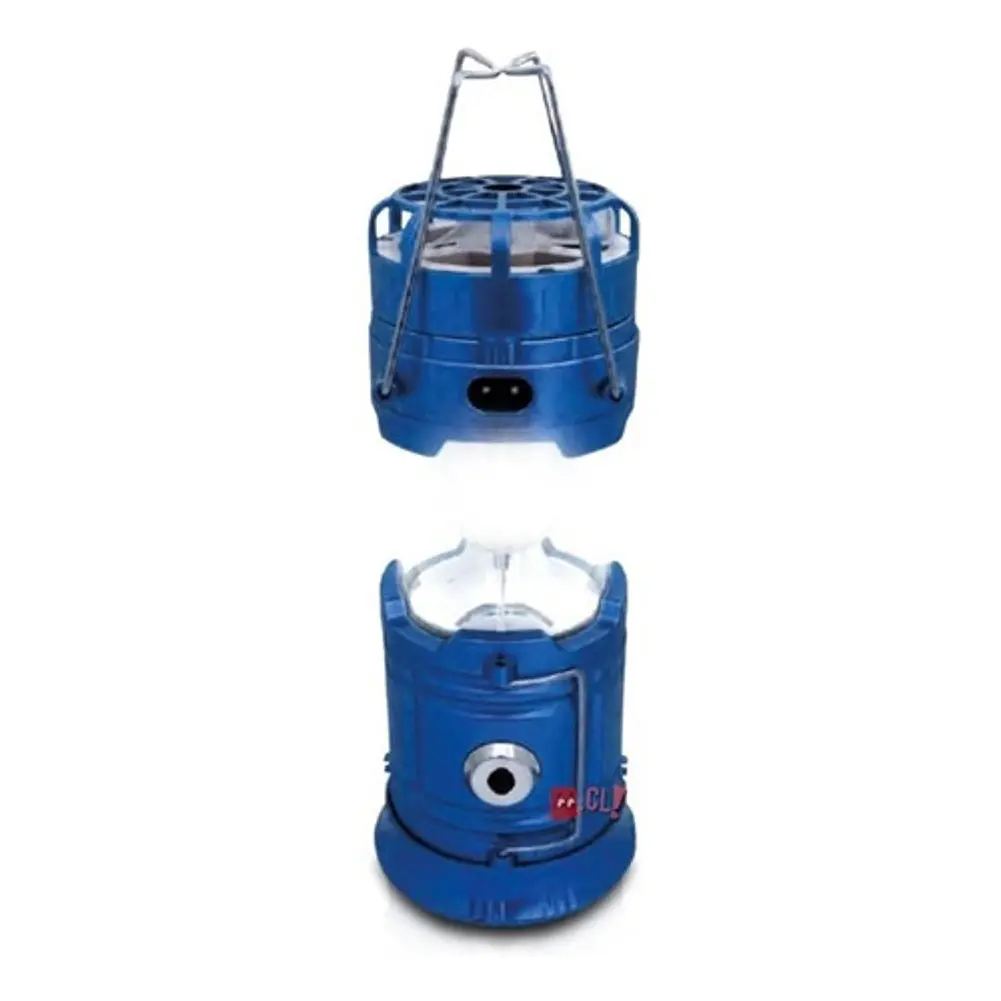 Lámpara Camping Con Ventilador Portátil Camping Azul - Ps 1