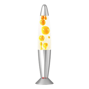 Lámpara De Lava Decorativa 33cms Color Amarillo - Ps