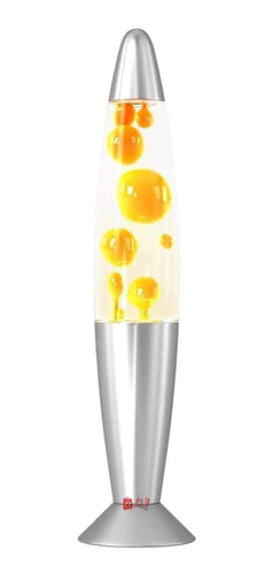 Lámpara De Lava Decorativa 33cms Color Amarillo - Ps 1