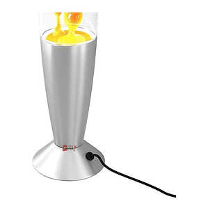 Lámpara De Lava Decorativa 33cms Color Amarillo - Ps