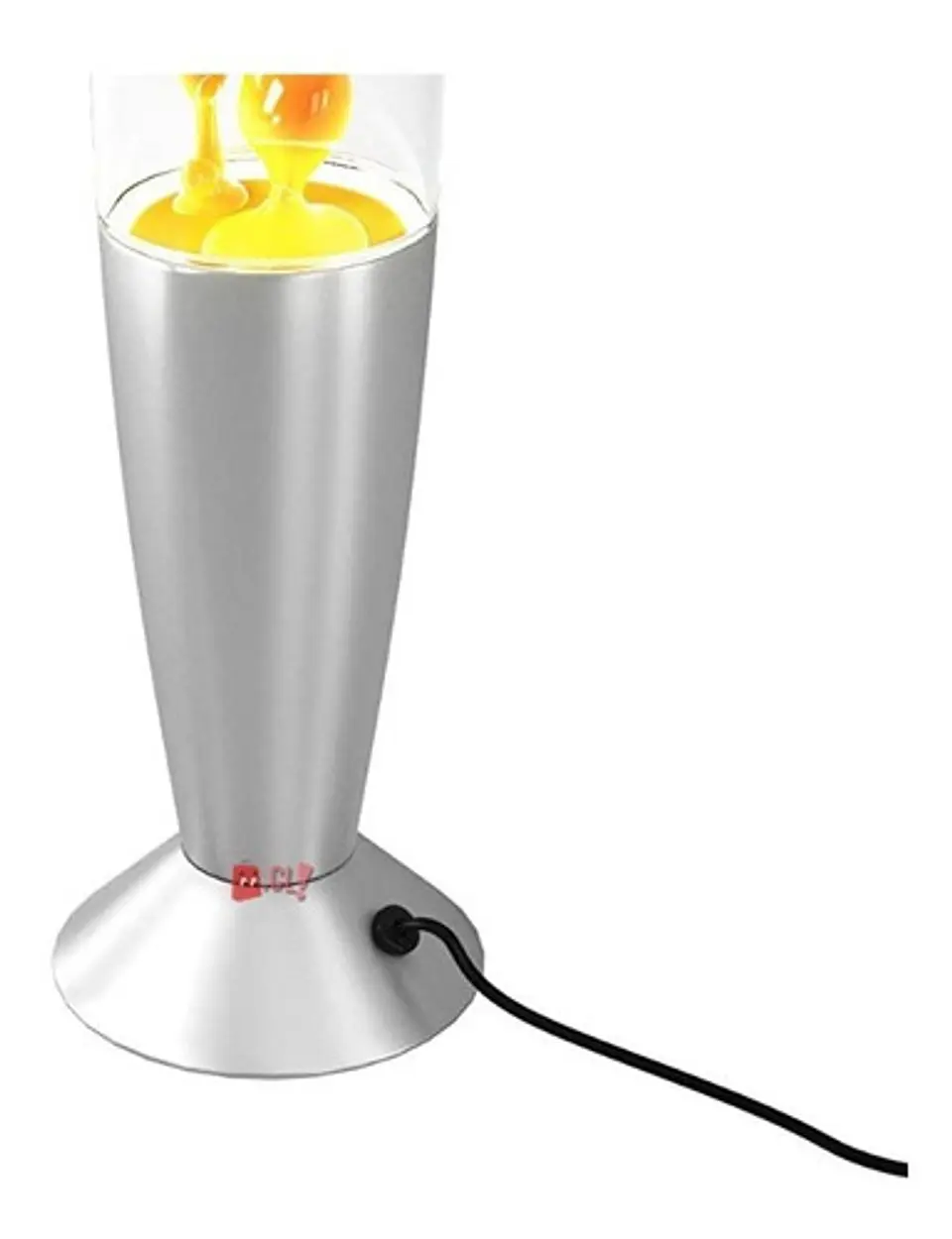 Lámpara De Lava Decorativa 33cms Color Amarillo - Ps 2