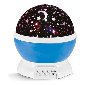 Lámpara Proyector De Estrellas Espantacuco Azul - Ps