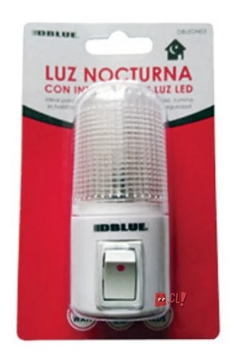 Luz Led Espanta Cuco Con Interruptor De 1w Con 4 Led - Ps
