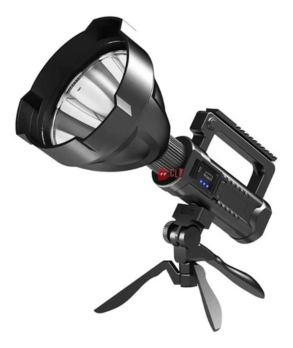 Foco Linterna Led Pedestal 1600 Lúmenes Recargable - Ps 1