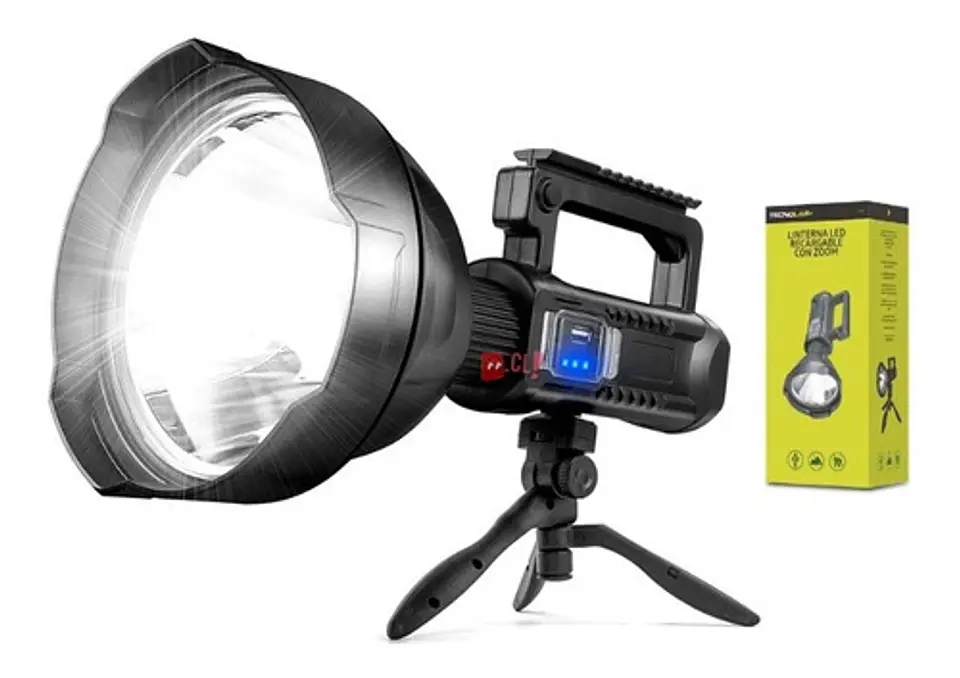 Foco Linterna Led Pedestal 1600 Lúmenes Recargable - Ps 4